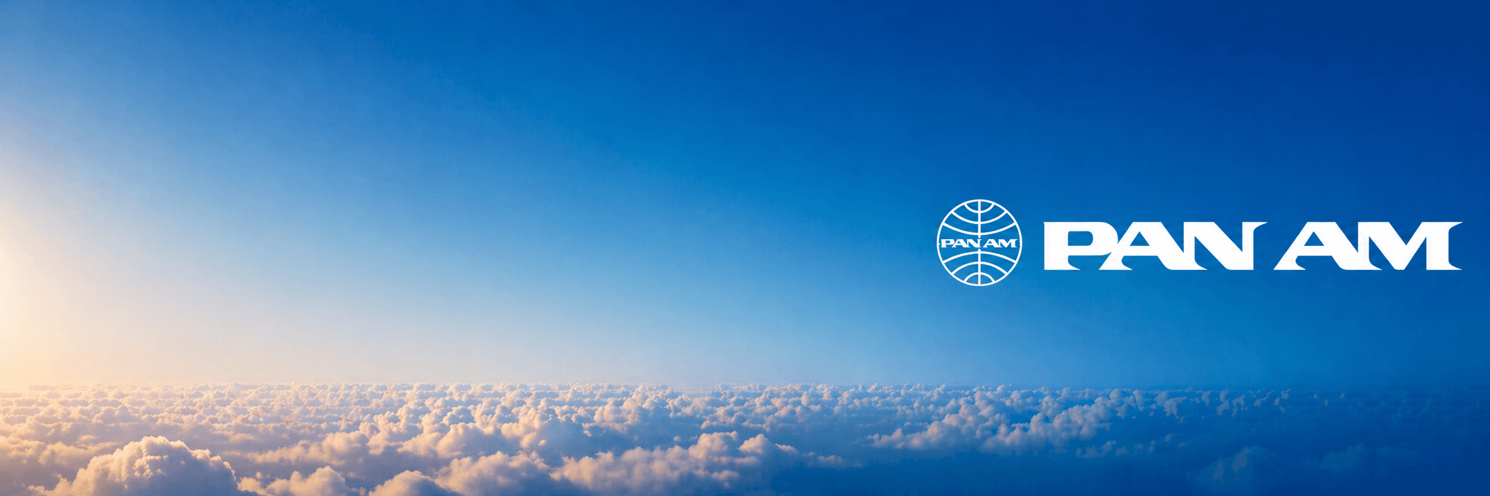 Pan Am themed company LinkedIn banner campaign example